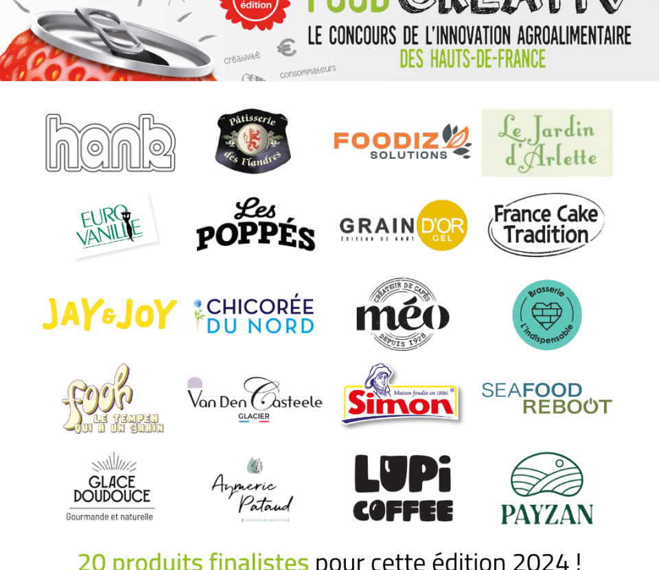 Découvrez les 20 finalistes du concours FOOD CREATIV !