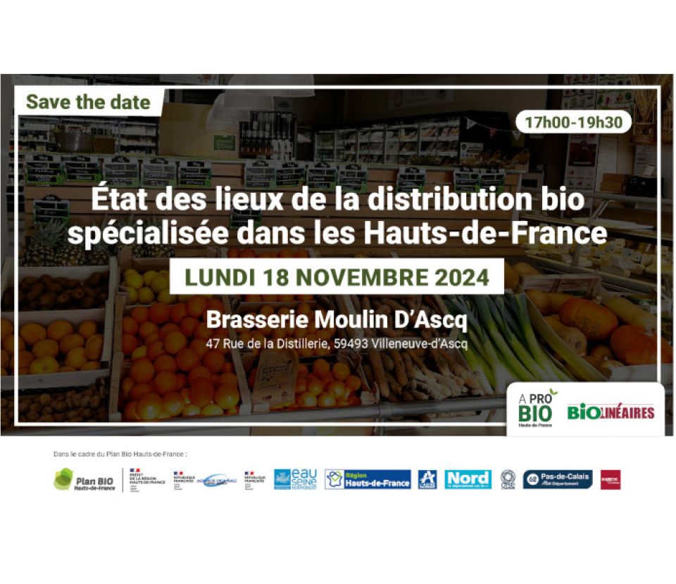 Etat des lieux de la distribution bio spécialisée dans les Hauts-de-France