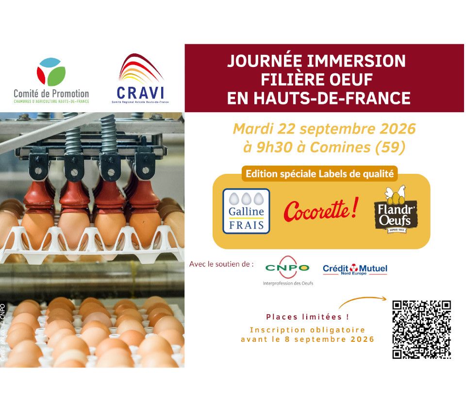 JOURNÉE IMMERSION FILIÈRE OEUF EN HAUTS-DE-FRANCE