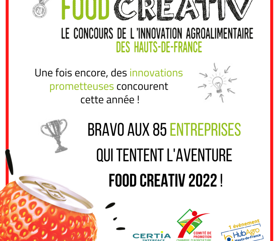 FOOD CREATIV le concours de l'innovation des Hauts-de-France