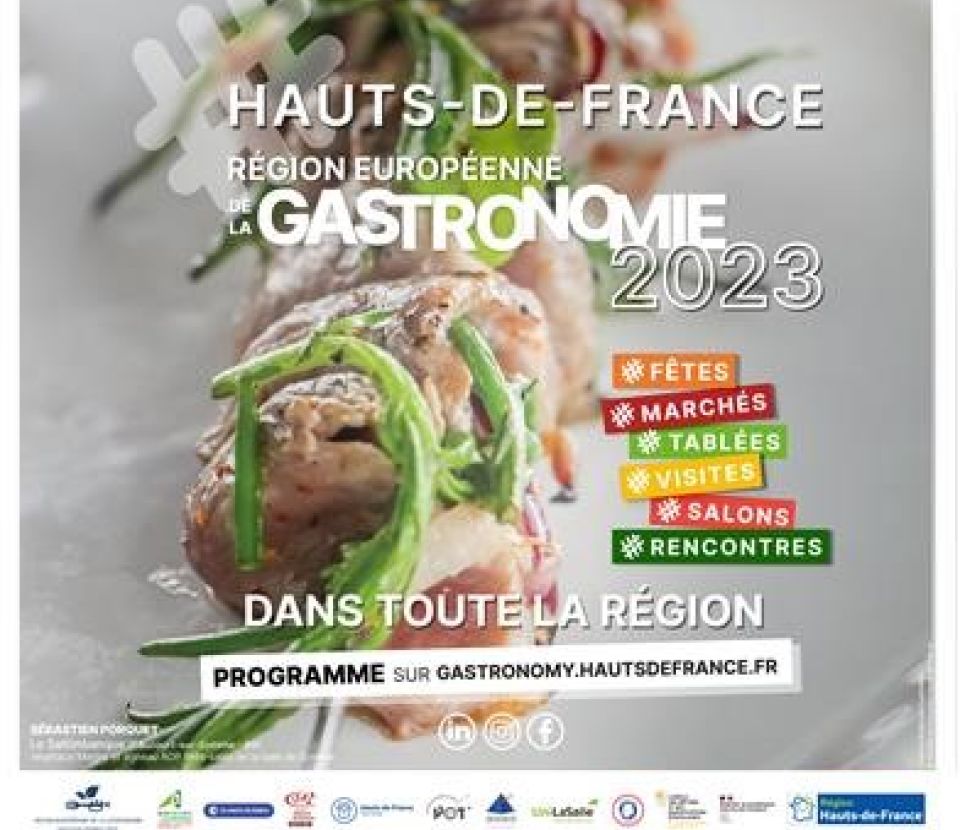 Hauts-de-France, Région européenne de la gastronomie